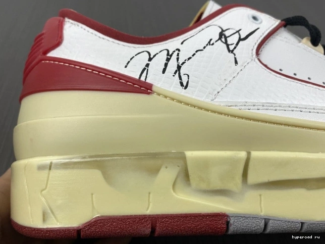 DJ4375-106 2 SP Red Off-White White Low Retro Jordan 1205